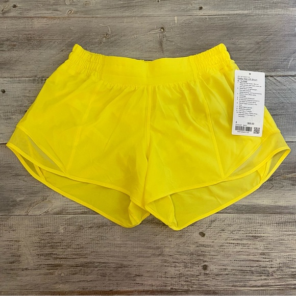 lululemon athletica Pants - NWT Lululemon Hotty Hot LR Lined Short 4” - size 8